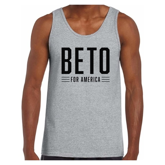 Awkward Styles Beto O'Rourke Men's Tank Top Beto President Tank Top for Men USA Elections Democratic Party Candidates Collections Beto O'Rourke is my President United States of America Elections 2020