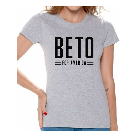 Awkward Styles Beto O'Rourke President Elections Beto Women T-Shirt Democratic Party USA Democratic Party Candidates Collections Beto O'Rourke is my President United States of America Elections 2020