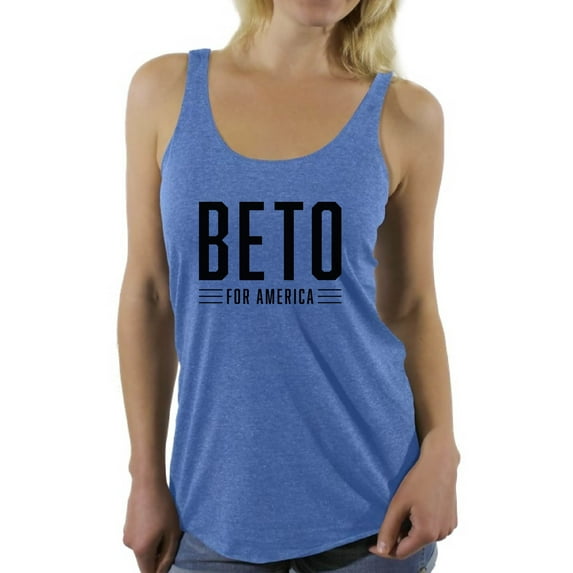 Awkward Styles Beto O'Rourke Racerback Tank Top for Her Beto Tanks for Women USA 2020 Top Democratic Party Candidates Collections Beto O'Rourke is my President United States of America Elections 2020