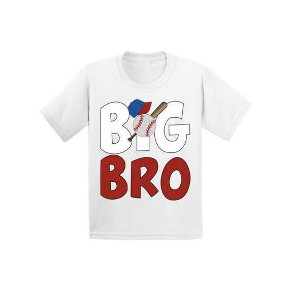 Awkward Styles Big Bro T-shirt Baseball Toddler Shirt Big Brother Tee Gifts for Bro