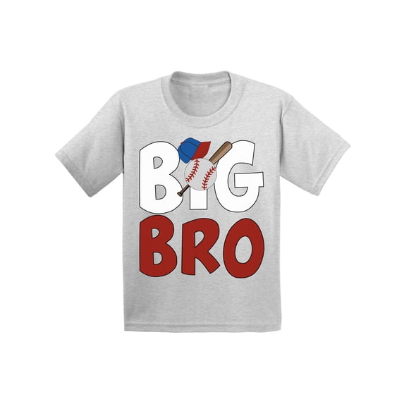Awkward Styles Big Bro T-shirt Baseball Toddler Shirt Big Brother Tee Gifts for Bro