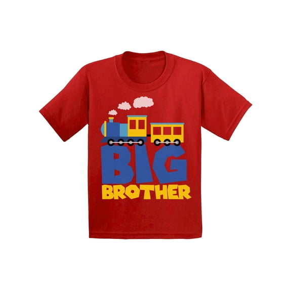 Awkward Styles Big Bro T-shirt Train Toddler Shirt Big Brother Tee Big Bro Announcement Shirt