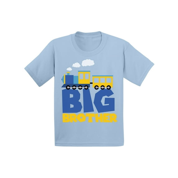 Awkward Styles Big Bro T-shirt Train Toddler Shirt Big Brother Tee Big Bro Announcement Shirt