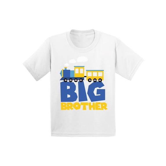 Awkward Styles Big Brother Infant Shirt Train B Day Gifts for Brother Bro Infant T-Shirt Boys Birthday Gifts Train Kids Clothes Collection I am Big Brother T-Shirt for Son Big Brother Outfit