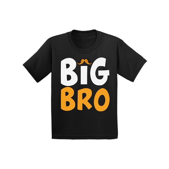 Awkward Styles Big Brother Mustache Clothes Mustache Shirts Big Brother Baby Announcement Infant Shirt for Boys Pregnancy Announcement Shirt for Kids Big Bro Infant T-Shirt Mustache Clothes Collection
