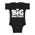 thumbnail image 1 of Awkward Styles Big Brother One Piece Outfit Big Brother One Piece Top Birthday Gifts for Baby Boys Bodysuit for Little One Cute Baby Clothing for Boys Kids Gifts Big Brother Baby Bodysuit Short Sleeve, 1 of 4