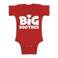 thumbnail image 1 of Awkward Styles Big Brother One Piece Outfit Big Brother One Piece Top Birthday Gifts for Baby Boys Bodysuit for Little One Cute Baby Clothing for Boys Kids Gifts Big Brother Baby Bodysuit Short Sleeve, 1 of 4