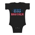 thumbnail image 1 of Awkward Styles Big Brother One Piece Outfit Big Brother One Piece Top Patriotic Gifts for Baby Boys Bodysuit for Little One Baby Clothing for Boys Kids Gifts Big Brother Baby Bodysuit Short Sleeve, 1 of 4