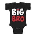 thumbnail image 1 of Awkward Styles Big Brother Romper Car One Piece Outfit Big Brother One Piece Gifts for Baby Boys Bodysuit for Little One Cute Baby Clothing for Boys Kids Gifts Big Brother Baby Bodysuit Short Sleeve, 1 of 4