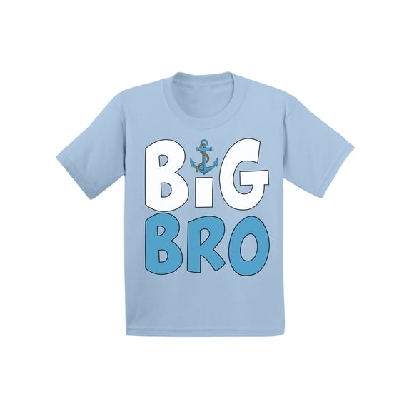 Awkward Styles Big Brother T-Shirt Anchor Shirts Big Brother T-Shirt Baby Announcement Shirt Toddler Shirt Pregnancy Announcement T Shirt for Kids Big Bro Toddler T-Shirt Anchor Clothes Collection