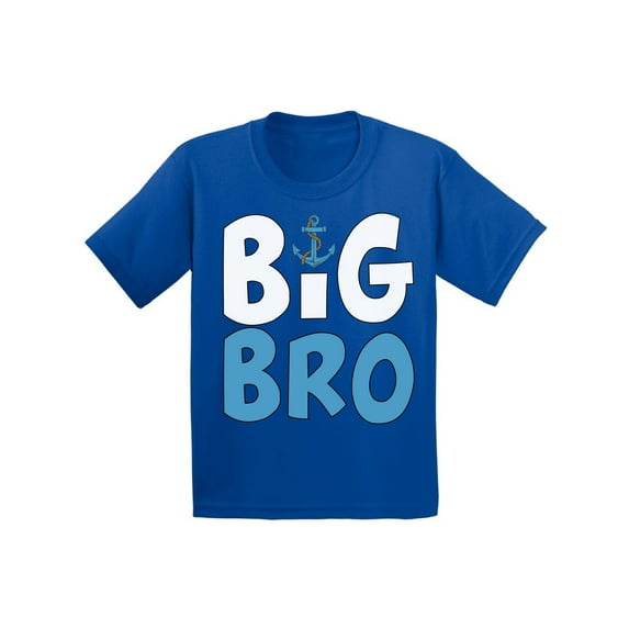 Awkward Styles Big Brother T-Shirt Anchor Shirts Big Brother T-Shirt Baby Announcement Shirt Toddler Shirt Pregnancy Announcement T Shirt for Kids Big Bro Toddler T-Shirt Anchor Clothes Collection