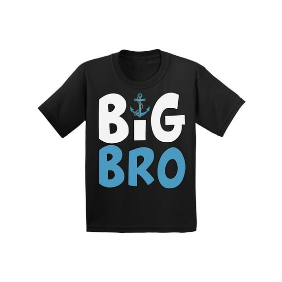 Awkward Styles Big Brother T-Shirt Anchor Shirts Big Brother T-Shirt Baby Announcement Shirt Toddler Shirt Pregnancy Announcement T Shirt for Kids Big Bro Toddler T-Shirt Anchor Clothes Collection