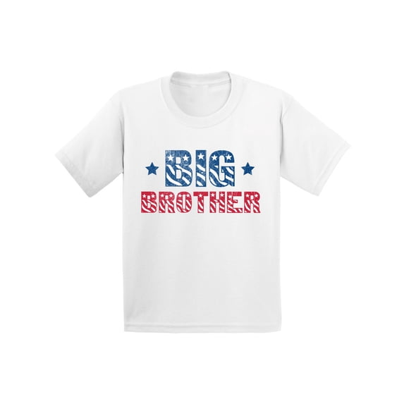 Awkward Styles Big Brother Toddler Shirt American T Shirts for Son USA Clothing Bro Tshirt for Kids Birthday Gifts for Brother Brother Collection Toddlers Shirts Gifts for Boys I'm Big Brother Shirt