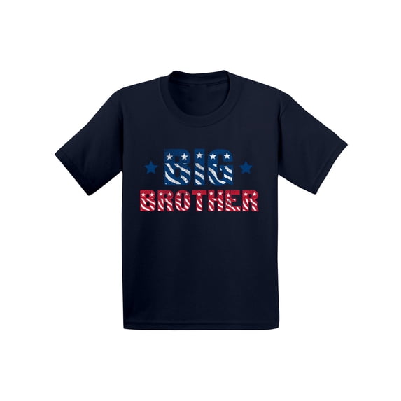 Awkward Styles Big Brother Toddler Shirt American T Shirts for Son USA Clothing Bro Tshirt for Kids Birthday Gifts for Brother Brother Collection Toddlers Shirts Gifts for Boys I'm Big Brother Shirt