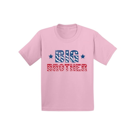 Awkward Styles Big Brother Toddler Shirt American T Shirts for Son USA Clothing Bro Tshirt for Kids Birthday Gifts for Brother Brother Collection Toddlers Shirts Gifts for Boys I'm Big Brother Shirt
