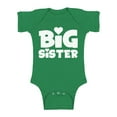 thumbnail image 1 of Awkward Styles Big Sister Baby Bodysuit Short Sleeve Big Sister One Piece Outfit Big Sister One Piece Top Birthday Gifts for Baby Girls Bodysuit for Little One Cute Baby Clothing for Girls Kids Gifts, 1 of 4