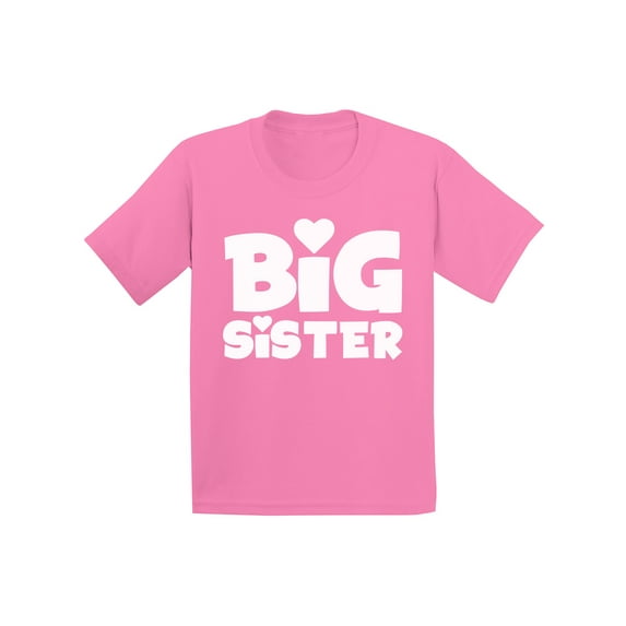 Awkward Styles Big Sister Youth Shirt Lovely T Shirts for Girls Cute Girls Clothing Big Sister Collection Funny Gifts for Girls I'm Big Sister Shirt Sis Tshirt for Kids Birthday Gifts for Sister