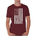 thumbnail image 1 of Awkward Styles Big White American Flag Men Shirt USA Pride 4th of July Men T shirt 4th of July Party USA Tshirt for Men Patriotic Gifts 4th of July Men T-shirt Stripes and Stars, 1 of 4