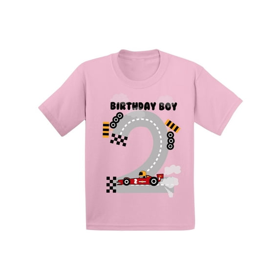 Awkward Styles Birthday Boy Race Car Infant Shirt Birthday Gifts for 2 Year Old Baby Boy Race Car Birthday Party for Boys 2nd Birthday Tshirt for Baby Second Birthday Gifts Birthday Boy Shirt