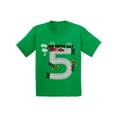 thumbnail image 1 of Awkward Styles Birthday Boy Race Car Youth Shirt Race Car Birthday Party for Boys Funny Birthday Gifts for 5 Year Old 5th Birthday T Shirt Fifth Birthday Outfit Race Car Tshirt for Birthday Boy, 1 of 4