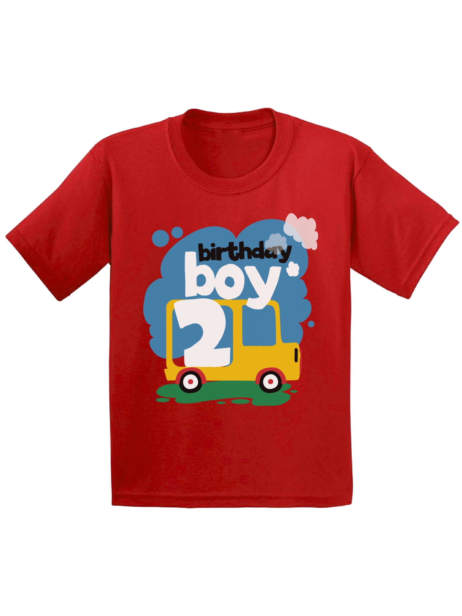 Awkward Styles Birthday Boy Toddler Shirt Toy Truck Birthday Shirt for
