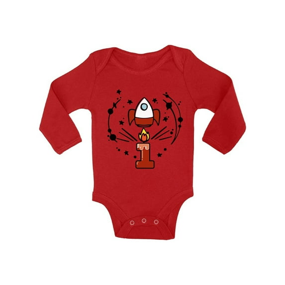 Awkward Styles Birthday Gift for 1 Year Old Rocket Space Baby Bodysuit Long Sleeve 1st Birthday Party Space Themed Space Baby Bodysuit Rocket Little Spacehip Birthday Baby Boy Birthday Baby Girl