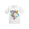 thumbnail image 1 of Awkward Styles Birthday Girl Infant Shirt Princess Unicorn Tshirt for Little Girls Princess Unicorn Gifts for 2 Year Old Baby Girl Princess Unicorn Tshirt for Baby Girl 2nd Birthday Party Outfit, 1 of 4