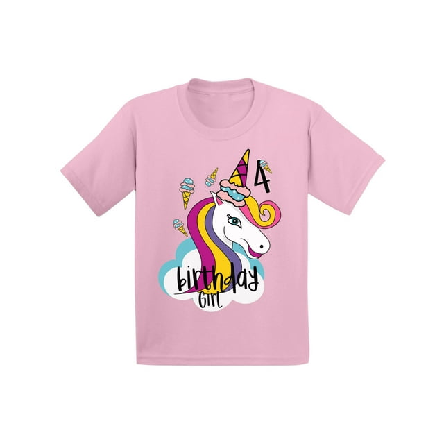 Awkward Styles Birthday Girl Toddler Shirt Unicorn Tshirt for Toddler ...