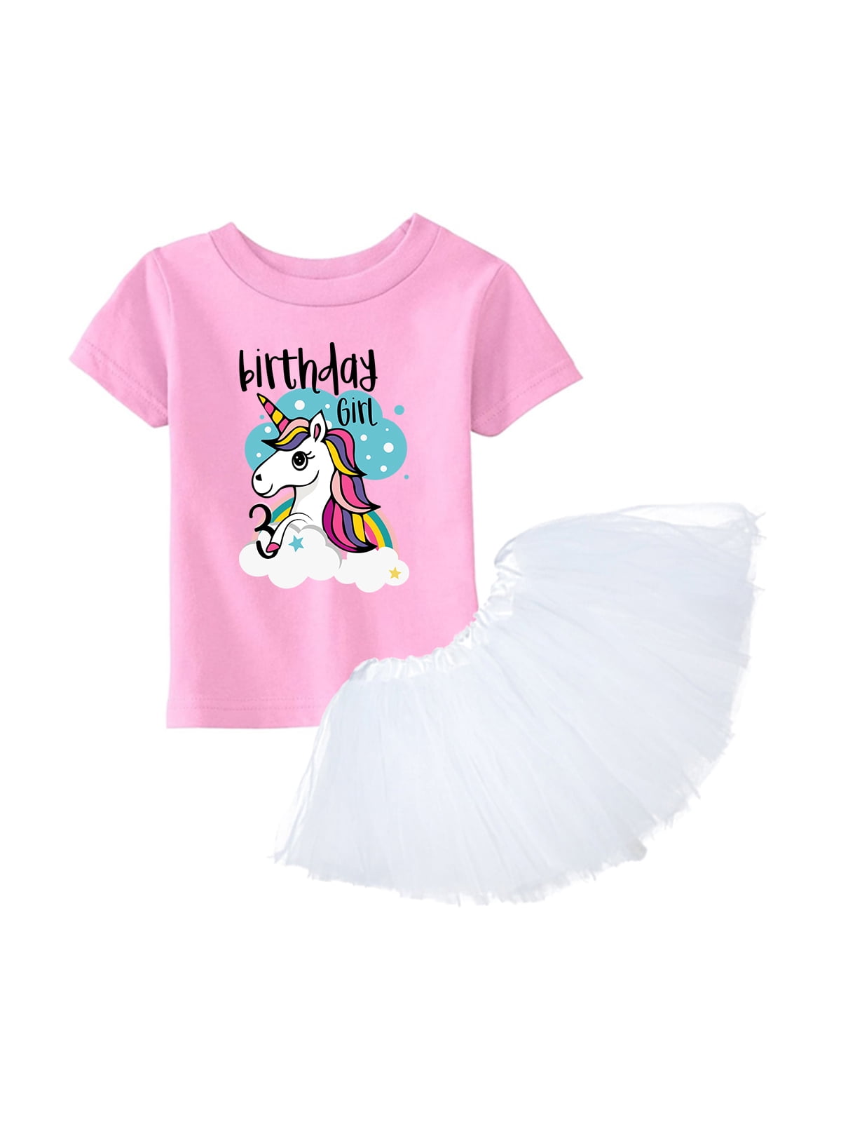 Awkward Styles Birthday Tutu Sets for Girls 3rd Birthday Outfit Baby