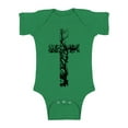 thumbnail image 1 of Awkward Styles Black Cross Baby Bodysuit Short Sleeve Tops for Newborn Babies Christian Cross Clothes for Baby Boys Christian Bodysuits for Baby Girls Jesus Clothing for Baby Kids Cross One Piece, 1 of 4