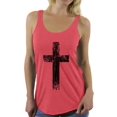 thumbnail image 1 of Awkward Styles Black Cross Racerback Tank Top Shirts for Women Christian Clothes for Ladies Jesus Womens Racerback Tank Top Jesus Clothing Christian Cross Tanks T-Shirt for Her Cross Ladies Shirt, 1 of 4