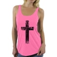 thumbnail image 1 of Awkward Styles Black Cross Racerback Tank Top Shirts for Women Christian Clothes for Ladies Jesus Womens Racerback Tank Top Jesus Clothing Christian Cross Tanks T-Shirt for Her Cross Ladies Shirt, 1 of 4
