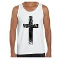 thumbnail image 1 of Awkward Styles Black Cross Tank Top T Shirt for Him Christian Mens Tanks Christian Cross Clothes for Men Jesus Lord Christian Birthday Gifts Jesus Cross Shirts Jesus Clothing Cross Mens Shirt, 1 of 4