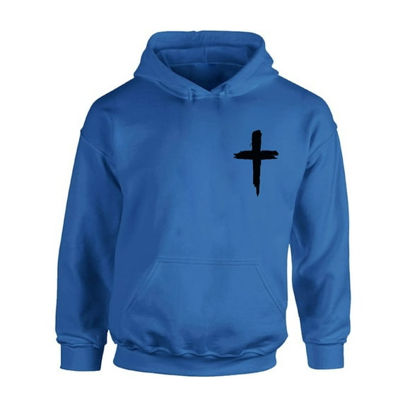 Awkward Styles Black Cross Unisex Hoodie Christian Hoodie for Him Jesus Collection Jesus Cross Hoodie for Women Jesus Sweater for Men Christian Cross Gifts Cross Unisex Outfit for Men and Women