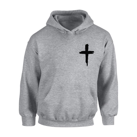 Awkward Styles Black Cross Unisex Hoodie Christian Hoodie for Him Jesus Collection Jesus Cross Hoodie for Women Jesus Sweater for Men Christian Cross Gifts Cross Unisex Outfit for Men and Women