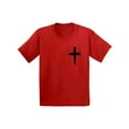 thumbnail image 1 of Awkward Styles Black Cross Youth Shirt Christian T Shirt for Boys Christian Cross Shirts for Girls Jesus T-Shirt for Children Christian Cross Gifts Jesus Clothing for Children Cross T-Shirt for Kids, 1 of 4