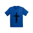 thumbnail image 1 of Awkward Styles Black Cross Youth Shirts Christian T Shirt for Boys Christian Cross Shirts for Girls Jesus T-Shirt for Children Christian Cross Gifts Jesus Clothing for Children Cross T-Shirt for Kids, 1 of 4