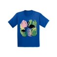 thumbnail image 1 of Awkward Styles Black Flamingos Infant Shirt Cute Summer Shirt for Kids Pink Flamingo T Shirt for Boys Pink Flamingo Shirts for Girls Cute Flamingo T-Shirt for Children Summer Gifts for Little One, 1 of 4