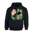 thumbnail image 1 of Awkward Styles Black Flamingos Unisex Hoodie Pink Flamingo Hoodie for Him Flamingo Clothes Summer Hoodie for Women Funny Flamingo Sweater for Men Gifts for Her Pink Flamingo Outfit for Men and Women, 1 of 5