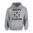 thumbnail image 1 of Awkward Styles Black Hoodies Nifty Sweater Happy Camper Unisex Sweatshirt Camper Hoodie for Men Happy Camper Hoodie for Women Camping Clothes Happy Camper Sweatshirt Campers Gifts Hoodie for Camper, 1 of 5