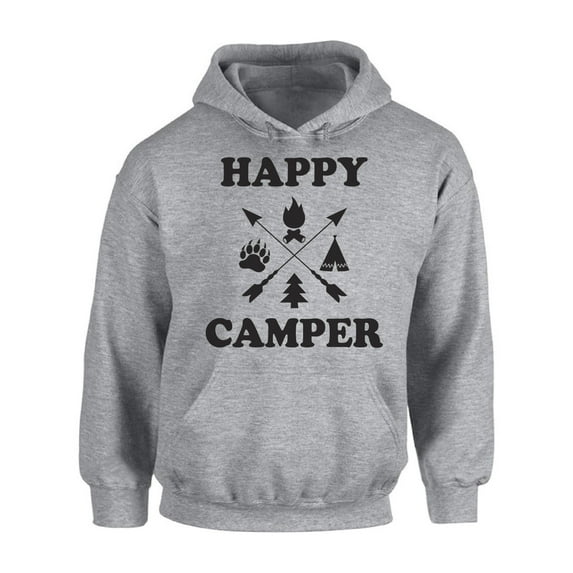 Awkward Styles Black Hoodies Nifty Sweater Happy Camper Unisex Sweatshirt Camper Hoodie for Men Happy Camper Hoodie for Women Camping Clothes Happy Camper Sweatshirt Campers Gifts Hoodie for Camper