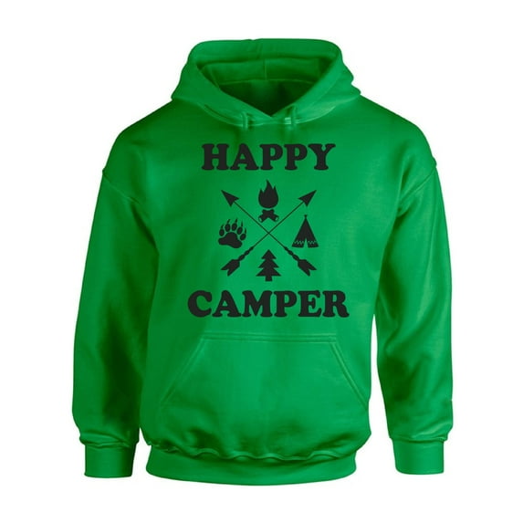 Awkward Styles Black Hoodies Nifty Sweater Happy Camper Unisex Sweatshirt Camper Hoodie for Men Happy Camper Hoodie for Women Camping Clothes Happy Camper Sweatshirt Campers Gifts Hoodie for Camper