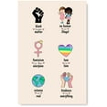 thumbnail image 1 of Awkward Styles Wall Art Canvas Human Rights Decor Support Protest Wall Art Justice Quote Canvas Empowerment Stop Racism Decoration, 1 of 3