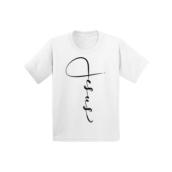 Awkward Styles Black Toddler Shirt Jesus Shirt for Kids Christian T Shirt for Boys Christian Shirts for Girls Jesus T-Shirt for Children Christian Gifts for Little One Jesus Clothing for Children