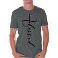 thumbnail image 1 of Awkward Styles Blessed Black T Shirt for Men Christian Shirts Christian Clothes for Men Following Jesus T-Shirt Black Tshirt for Men Christian Gifts Blessed Shirts Blessed Clothing Collection for Men, 1 of 4
