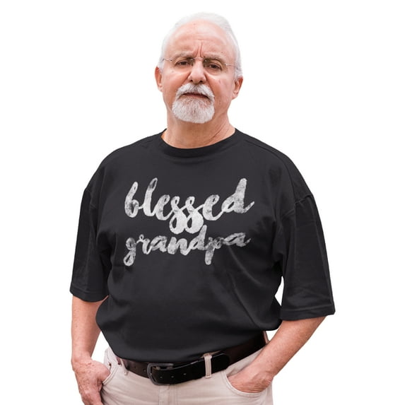 Awkward Styles Blessed Grandpa Shirt Best Father`s Day Gift Best Grandfather T Shirt Father`s Day Men Shirt Tshirt for Dad Father`s Day Gifts Ideas Cute Gifts for the Best Dad