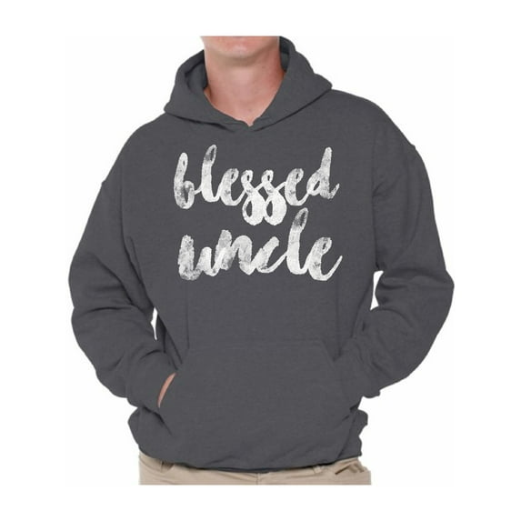 Awkward Styles Blessed T Shirt Uncle Gifts for Uncle Men USA Gifts for Daddy Hoodie Blessed Uncle Tshirt Father`s Day Men Hoodie Father`s Best Father`s Day Gift Blessed Uncle Hoodie Best Uncle Gift