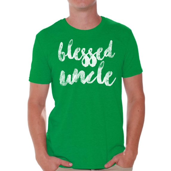 Awkward Styles Blessed Uncle T Shirt Best Uncle Shirt Father`s Day Men Shirt Father`s Made in USA Shirt God Blessed Uncle Shirt Best Uncle Gift Tshirt for Dad Gifts for Uncle Father`s Tshirts