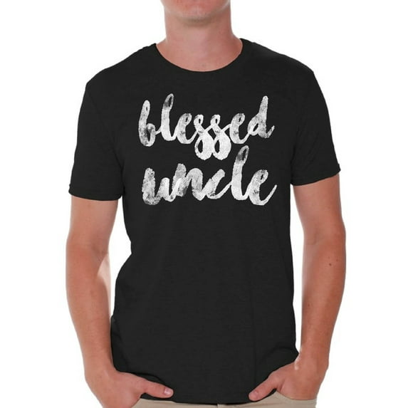 Awkward Styles Blessed Uncle T Shirt Best Uncle Shirt Father`s Day Men Shirt Father`s Made in USA Shirt God Blessed Uncle Shirt Best Uncle Gift Tshirt for Dad Gifts for Uncle Father`s Tshirts