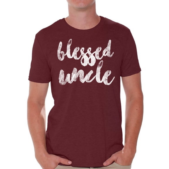 Awkward Styles Blessed Uncle T Shirt Best Uncle Shirt Father`s Day Men Shirt Father`s Made in USA Shirt God Blessed Uncle Shirt Best Uncle Gift Tshirt for Dad Gifts for Uncle Father`s Tshirts